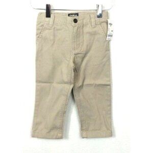 Oshkosh Bgosh Baby Boys Tan Chino Pants Cotton Modern Fit Everyday Wear 18M NWT